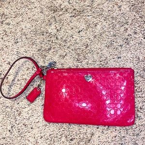 Coach Pink Wristlet